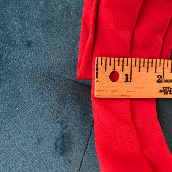 Lot of 5 Bow Headbands Red Green Taupe Baby-Blue Burgundy Hair Accessories - Picture 4 of 12